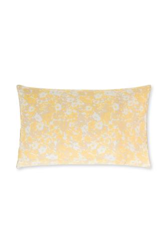Coincasa μαξιλαροθήκη με floral print βαμβακερή 80 x 50 cm - 007372715 Κίτρινο